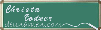 Christa Bodmer Visitenkarte